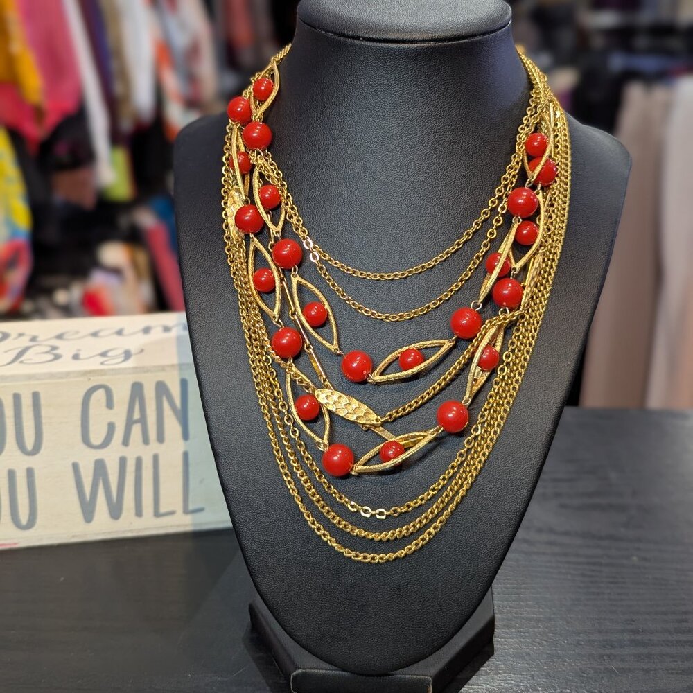 Vintage Pakula layered Necklace
